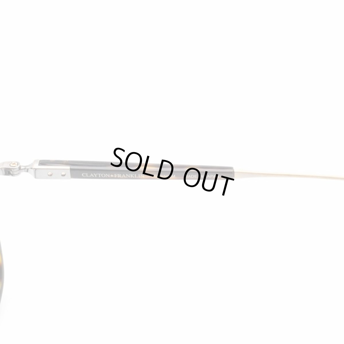 画像7: CLAYTON FRANKLIN クレイトンフランクリン 654 DT デミトートイズ/デコリンメガネ (7)