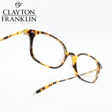 画像1: クレイトンフランクリン 【CLAYTON　FRANKLIN】メガネフレーム CF722-VBT（イエロートートイズ/クリアデモレンズ） (1)