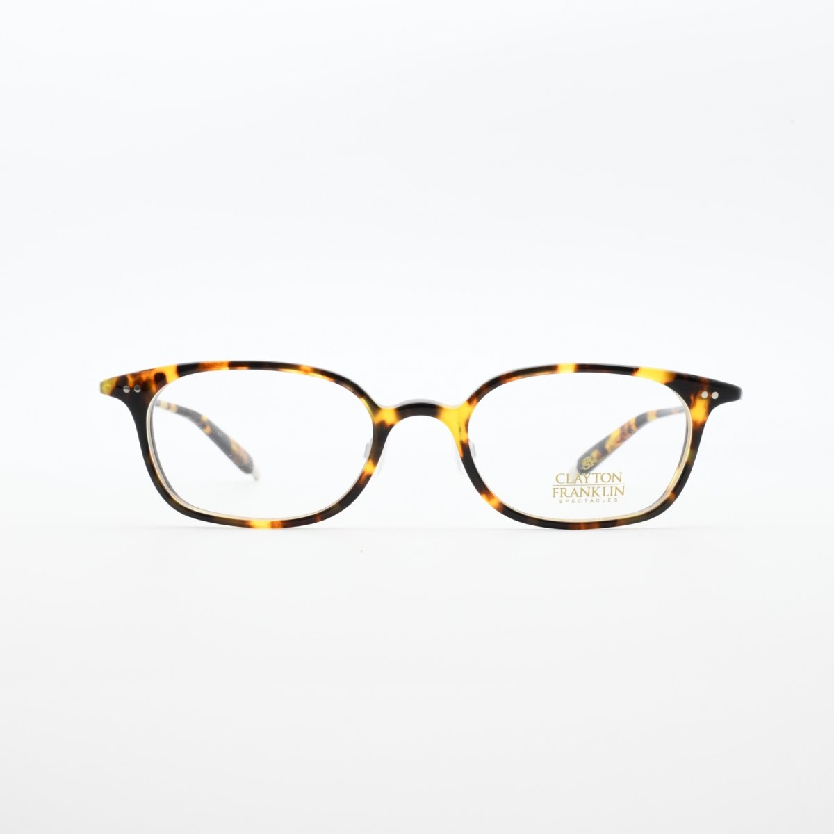 画像3: クレイトンフランクリン 【CLAYTON FRANKLIN】メガネフレーム CF722-VBT(イエロートートイズ/クリアデモレンズ) (3)