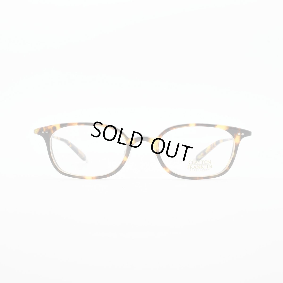 画像3: クレイトンフランクリン 【CLAYTON　FRANKLIN】メガネフレーム CF722-VBT（イエロートートイズ/クリアデモレンズ） (3)