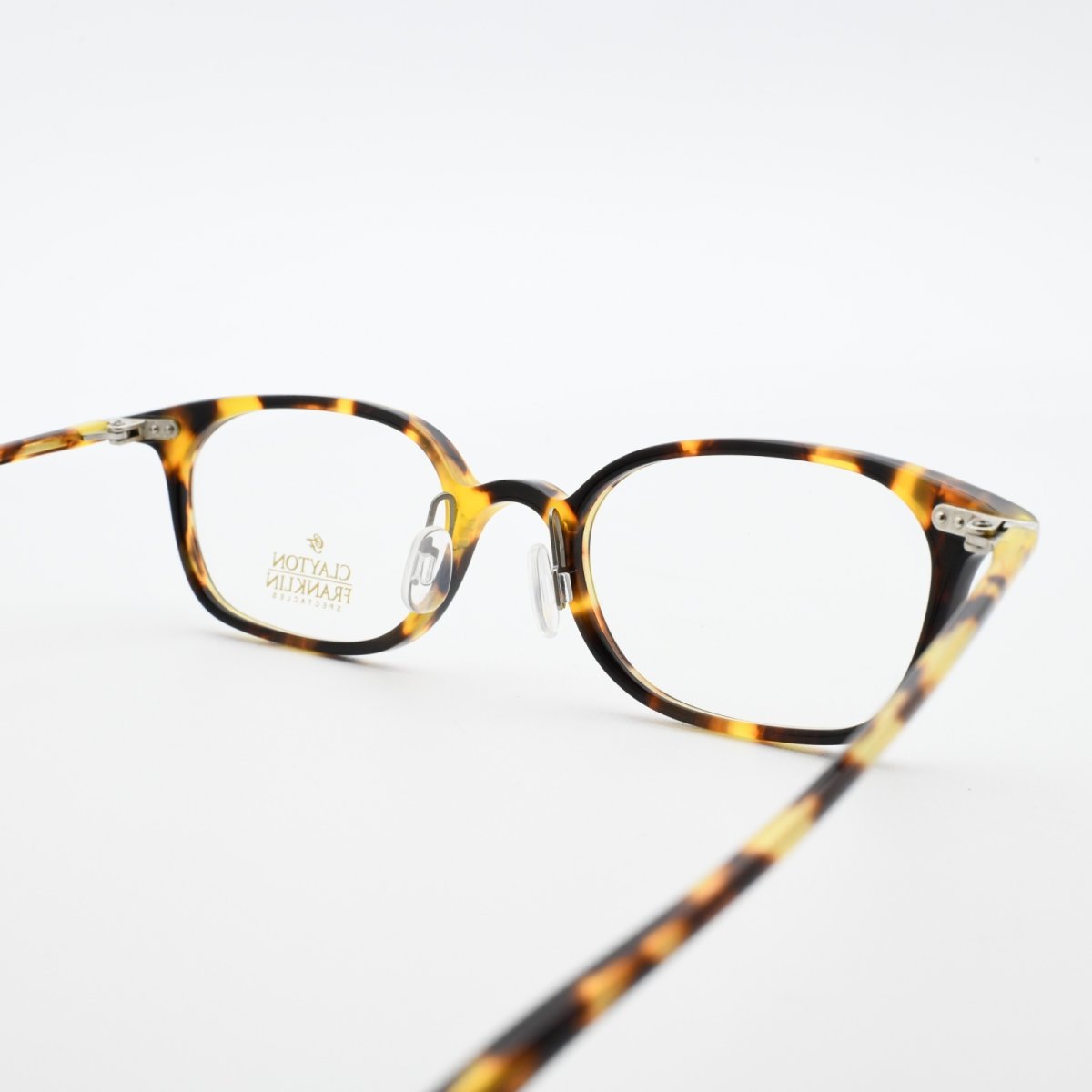 画像5: クレイトンフランクリン 【CLAYTON FRANKLIN】メガネフレーム CF722-VBT(イエロートートイズ/クリアデモレンズ) (5)