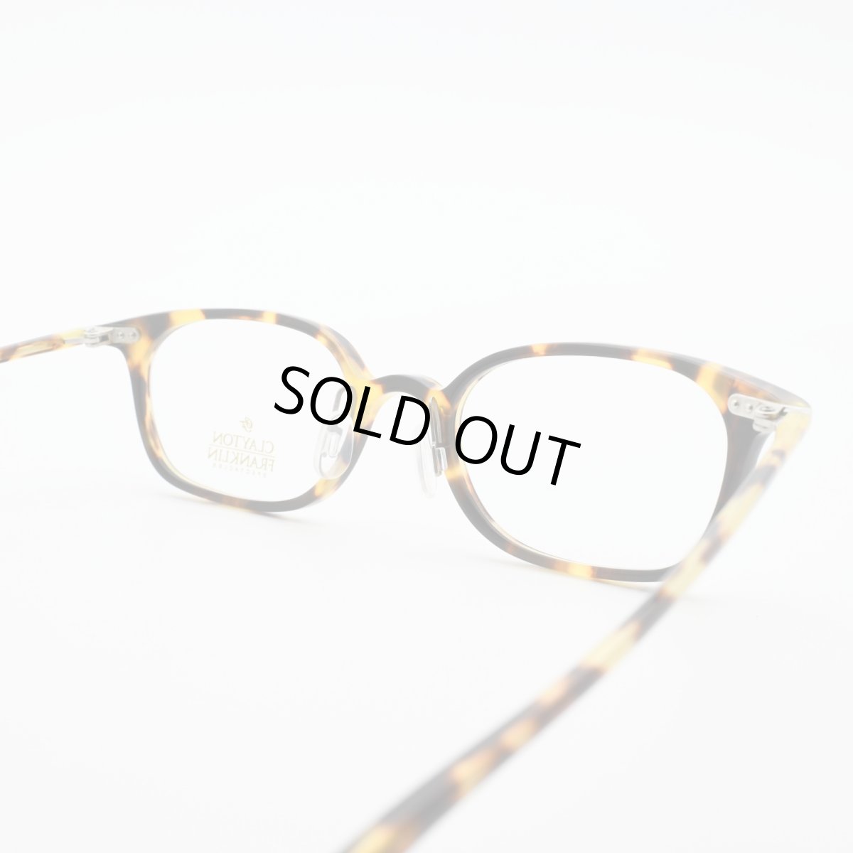 画像5: クレイトンフランクリン 【CLAYTON　FRANKLIN】メガネフレーム CF722-VBT（イエロートートイズ/クリアデモレンズ） (5)