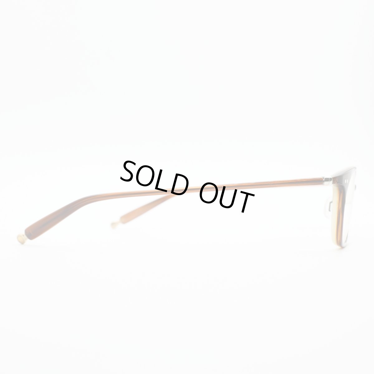 画像4: クレイトンフランクリン 【CLAYTON　FRANKLIN】メガネフレーム CF722-BCR（ブラウンクリーム/クリアデモレンズ） (4)