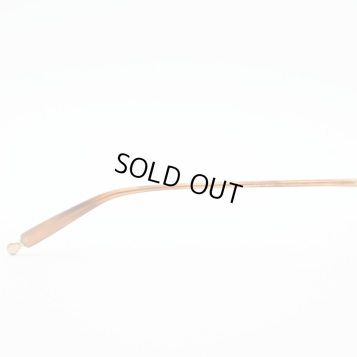 画像5: クレイトンフランクリン 【CLAYTON　FRANKLIN】メガネフレーム CF722-BCR（ブラウンクリーム/クリアデモレンズ） (5)