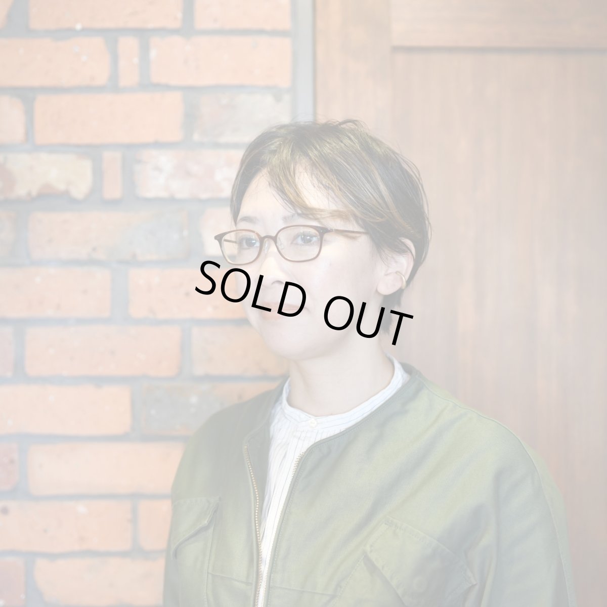 画像8: クレイトンフランクリン 【CLAYTON　FRANKLIN】メガネフレーム CF722-BCR（ブラウンクリーム/クリアデモレンズ） (8)