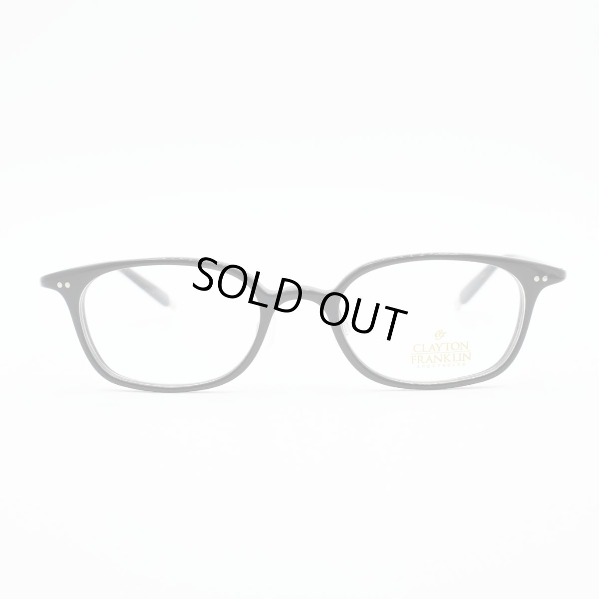 画像3: クレイトンフランクリン 【CLAYTON　FRANKLIN】メガネフレーム CF722-ZB（ブラック/クリアデモレンズ） (3)