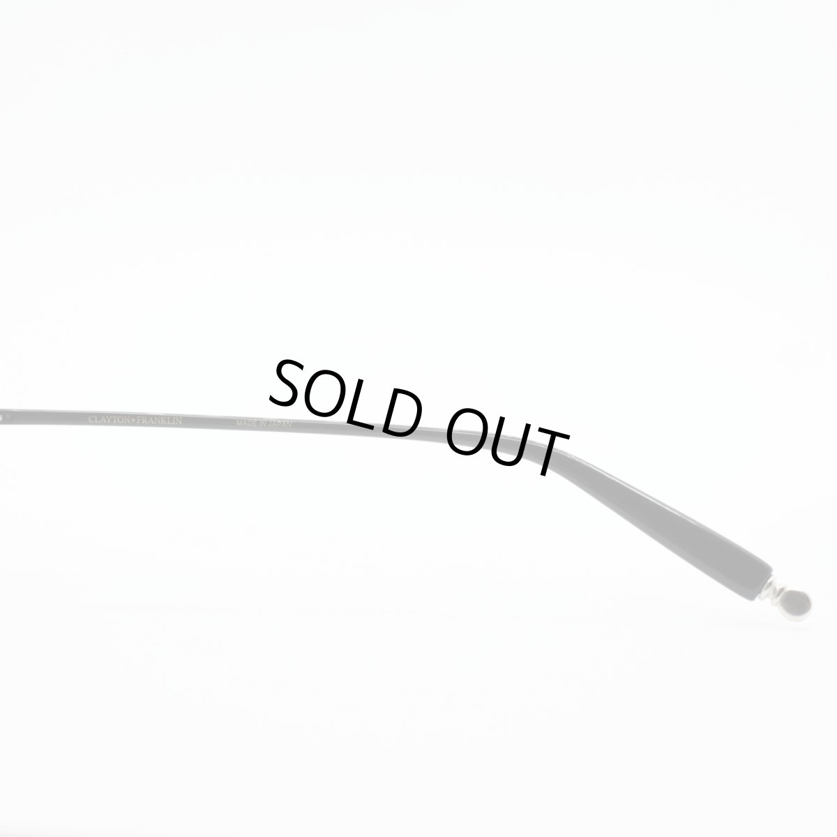 画像6: クレイトンフランクリン 【CLAYTON　FRANKLIN】メガネフレーム CF722-ZB（ブラック/クリアデモレンズ） (6)