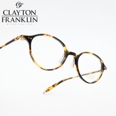 画像1: CLAYTON FRANKLIN クレイトンフランクリン メガネフレーム CF723-VBT トートイズ/クリアデモレンズ (1)