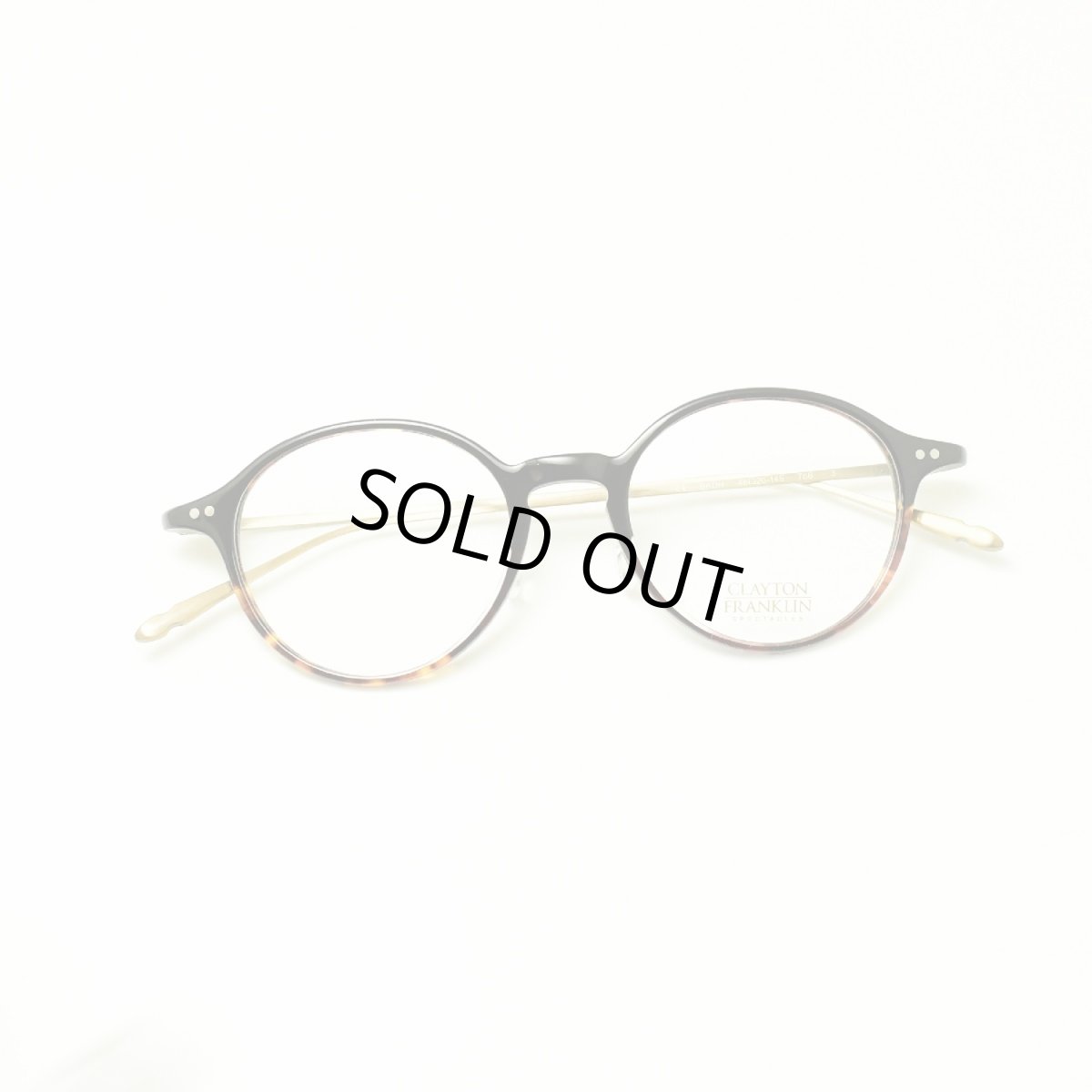 画像5: CLAYTON FRANKLIN クレイトンフランクリン 766 BKDH （ブラックデミハーフ/デモレンズ）  綾瀬はるか ベンザブロック ＣＭ着用モデル (5)