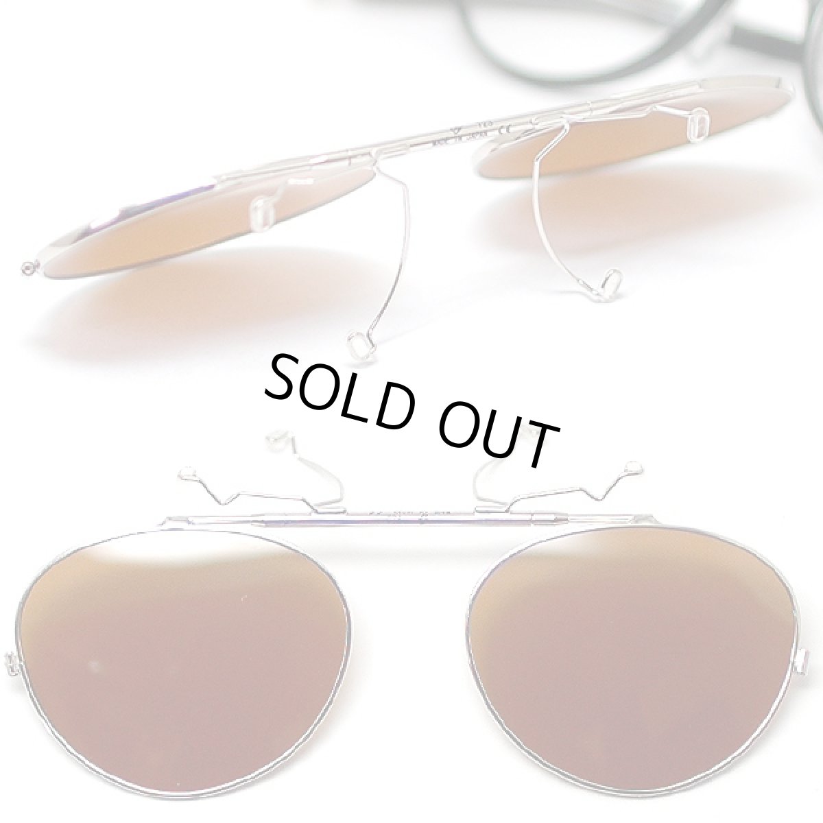 画像2: クレイトンフランクリン 【CLAYTON　FRANKLIN】CF723フレーム用 クリップオンレンズ　/　ブラウン偏光レンズ CL723-BROWN（ブラウン偏光レンズ） (2)