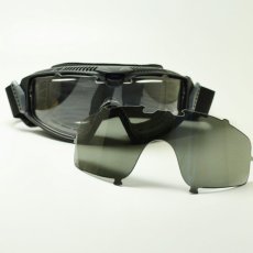 画像1: ESS イーエスエス INFLUX インフラックス EE-7018-09 ブラック/クリア/スモークグレー メガネ 眼鏡 めがね メンズ レディース おしゃれ ブランド 人気 おすすめ フレーム 流行り 度付き レンズ サングラス (1)