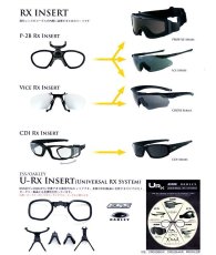画像1: 度付レンズ対応クリップ ESS イーエスエス サングラス RX INSERT CROSSBOW クロスボウ /SUPPRESSOR サプレッサー /CROSSHAIR クロスヘア /CDI/PROFILE プロファイル /ICE アイス 対応 (1)