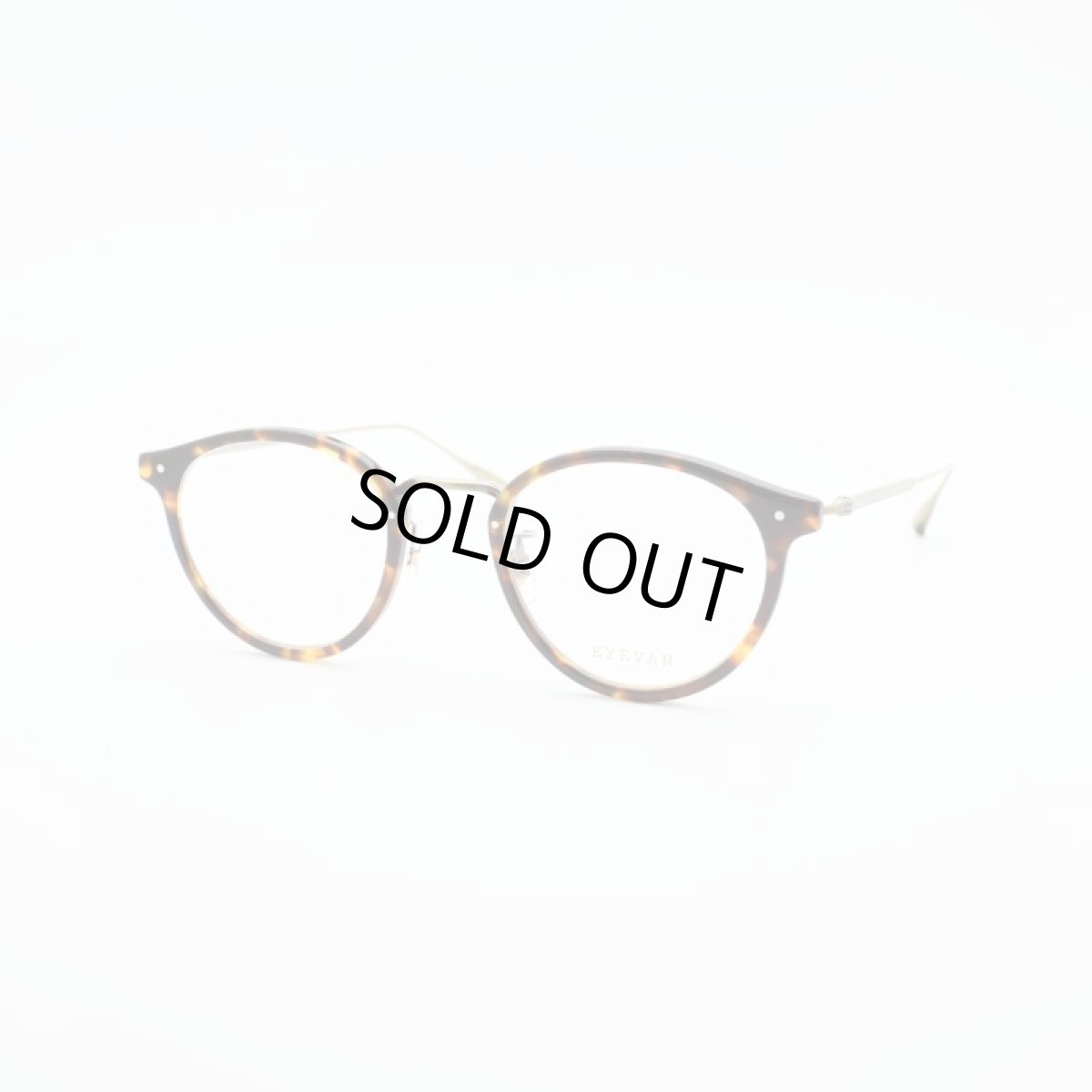 画像2: 川口 春奈「９ボーダー」着用モデル EYEVAN アイヴァン Acosta col-TORT  46サイズ (2)