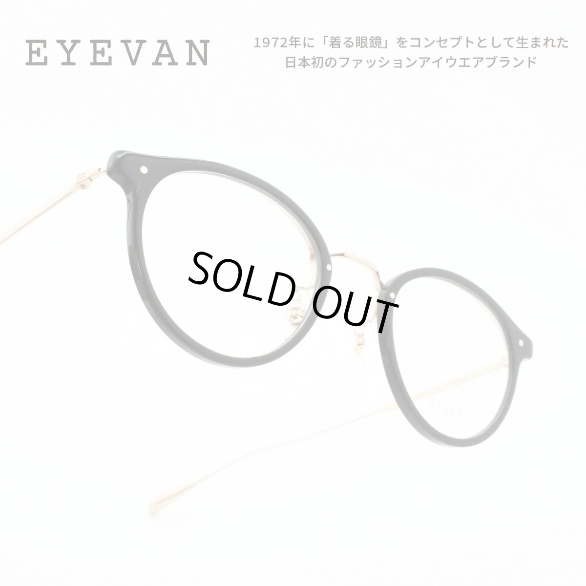 画像1: EYEVAN アイヴァン ACOSTA col-PBK 44サイズ (1)
