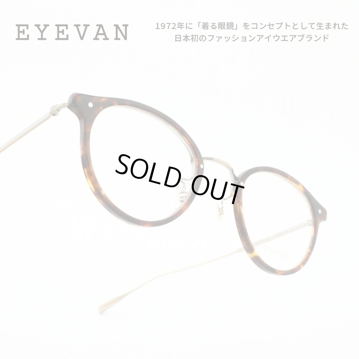 画像1: EYEVAN アイヴァン ACOSTA col-TORT 44サイズ (1)