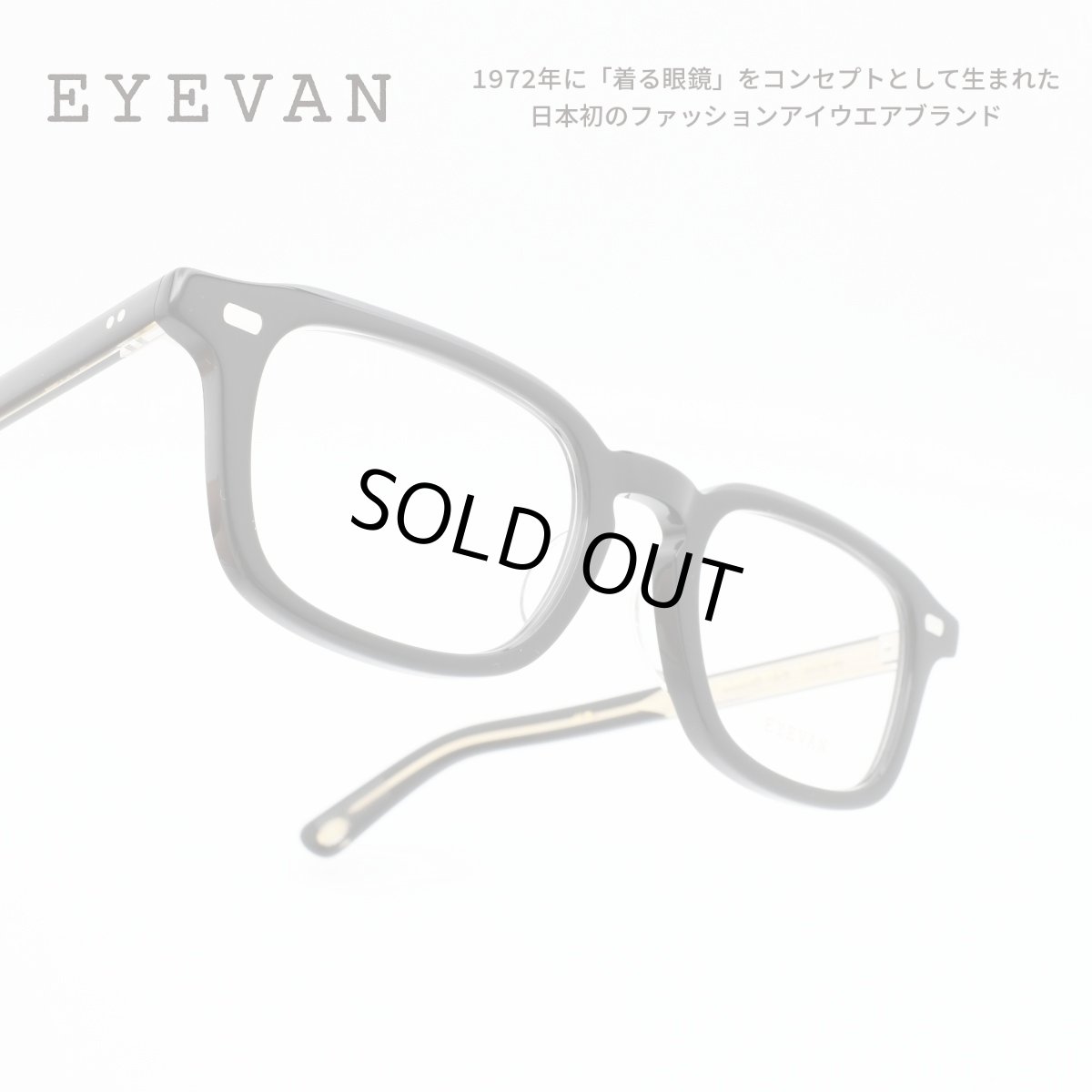 画像1: EYEVAN アイヴァン Allen col-PBK/G 50サイズ (1)