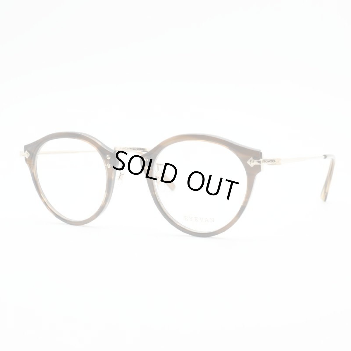 画像2: 西野 七瀬さん 「全力脱力タイムズ」着用モデル EYEVAN アイヴァン E-0505 col-OLB/G 45サイズ (2)