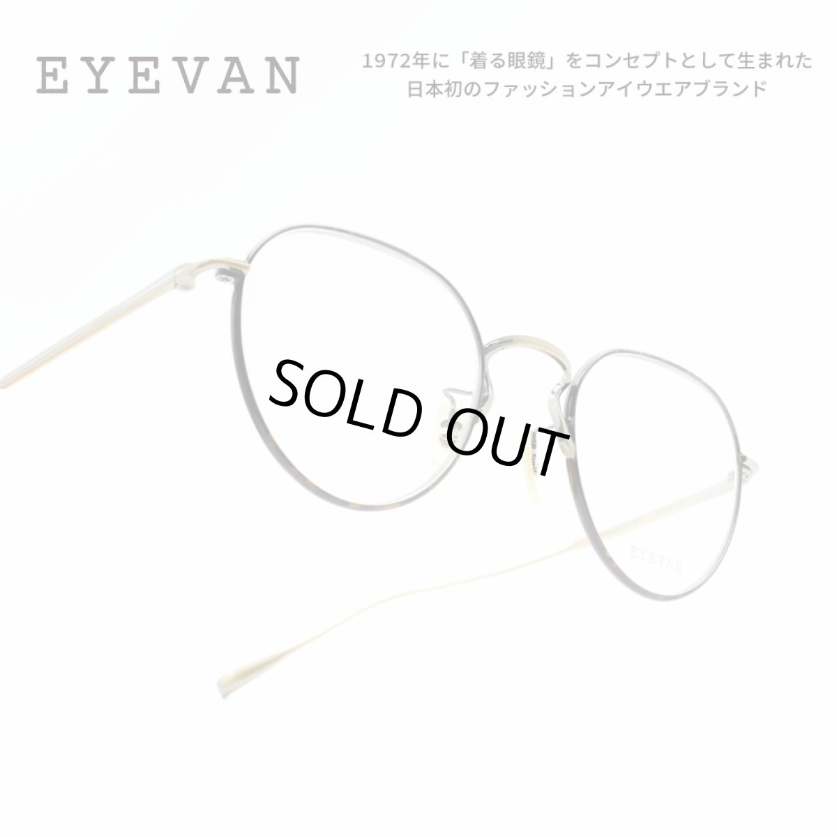 画像1: EYEVAN アイヴァン FAIRWAY col-AG-C 47サイズ (1)