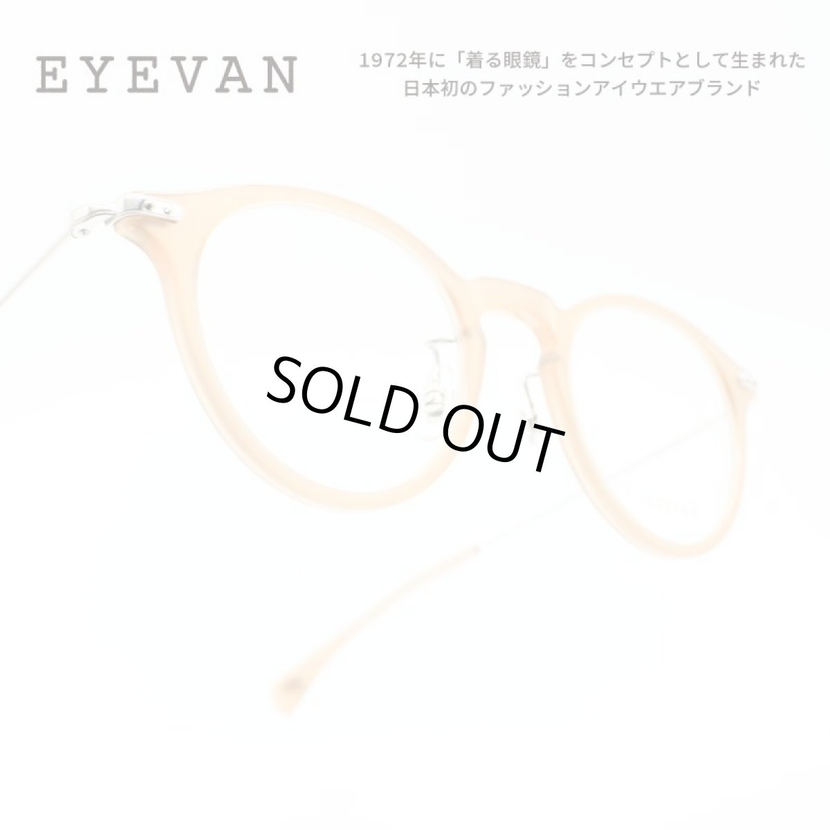 画像1: EYEVAN アイヴァン GLOW col-SIN 46サイズ (1)