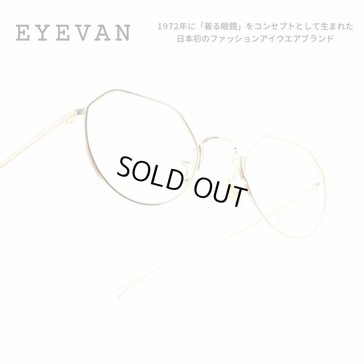 画像1: EYEVAN アイヴァン JOHN B col-G (1)