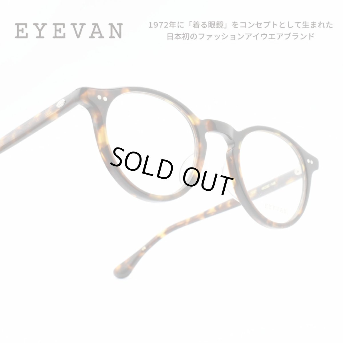 画像1: EYEVAN アイヴァン KELLY col-TORT 45サイズ (1)