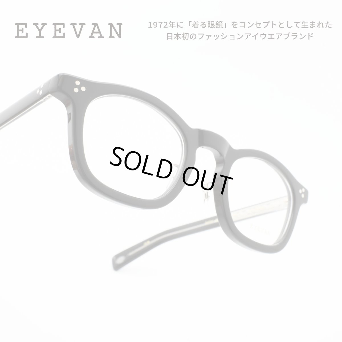 画像1: EYEVAN アイヴァン Sadler-CP col-PBK/S 47サイズ (1)