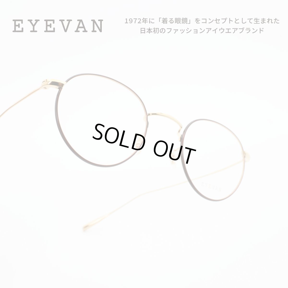 画像1: EYEVAN アイヴァン Sparkle-R col-G-C 45サイズ (1)