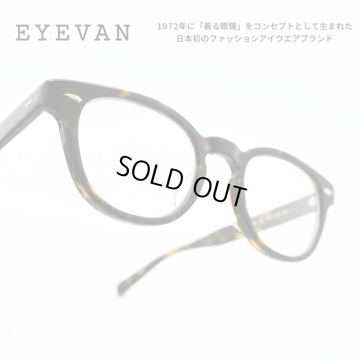 画像1: EYEVAN アイヴァン WEBB col-DT 47サイズ 小泉 今日子さん 「続・続・最後から二番目の恋」 竜星 涼さん「潜入兄妹　特殊詐欺匿名捜査官」 飯豊 まりえさん「Oggi」 加藤 史帆さん「CanCam」 着用モデル (1)