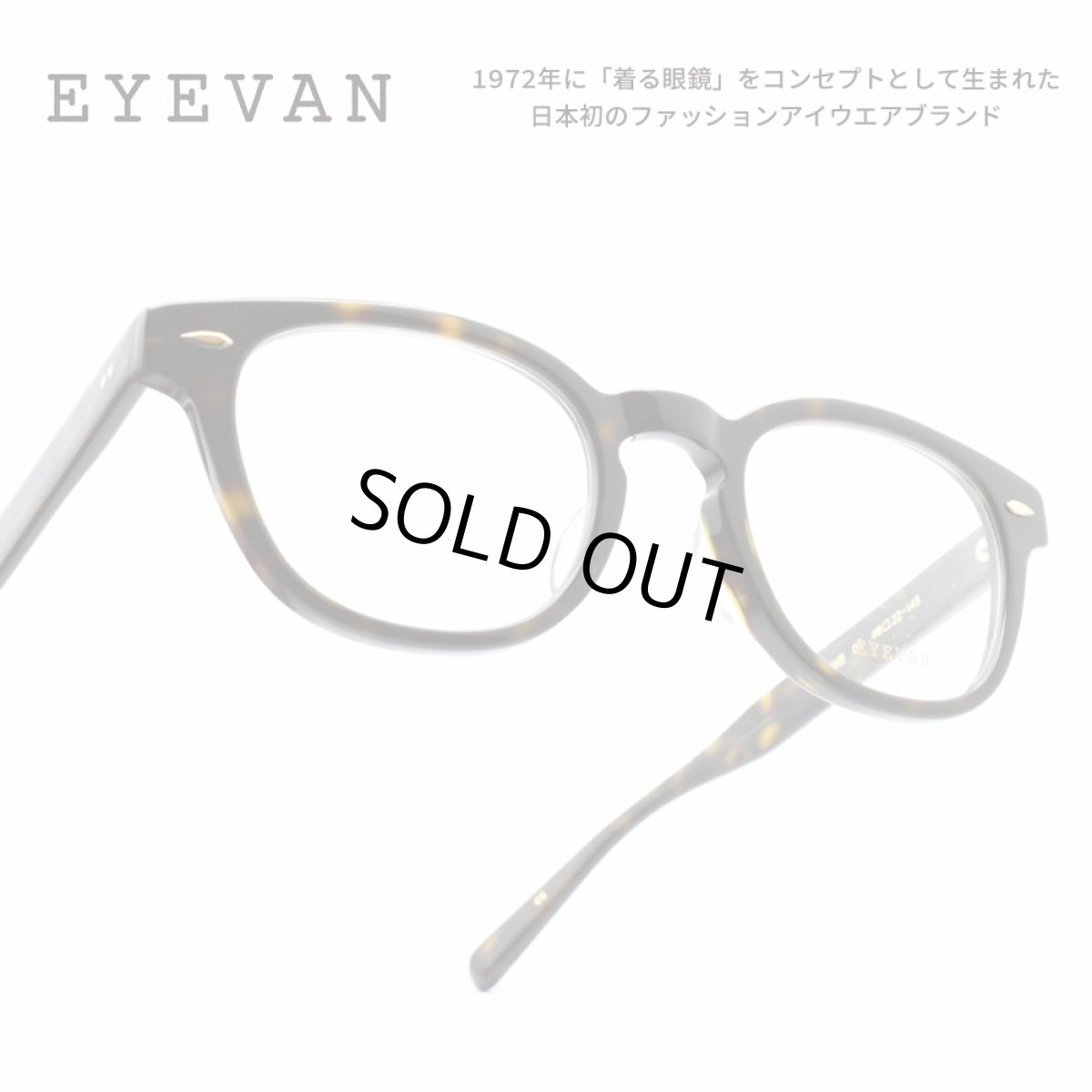 画像1: EYEVAN アイヴァン WEBB col-DT 49サイズ (1)