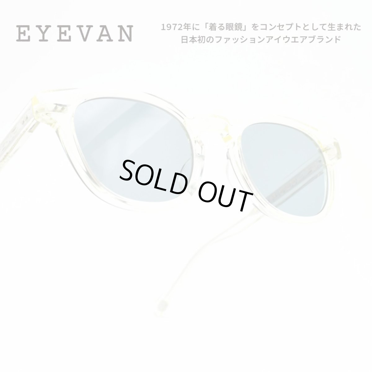 画像1: EYEVAN アイヴァン WEBB col-ECR/BLU PL 49サイズ (1)