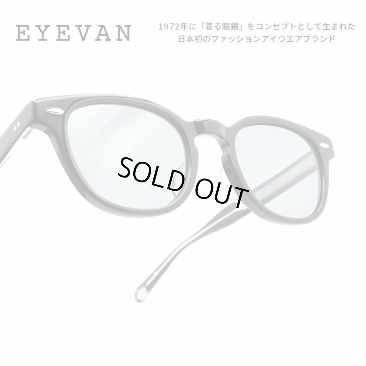 画像1: EYEVAN アイヴァン WEBB col-PBKS/BLU PL 49サイズ (1)