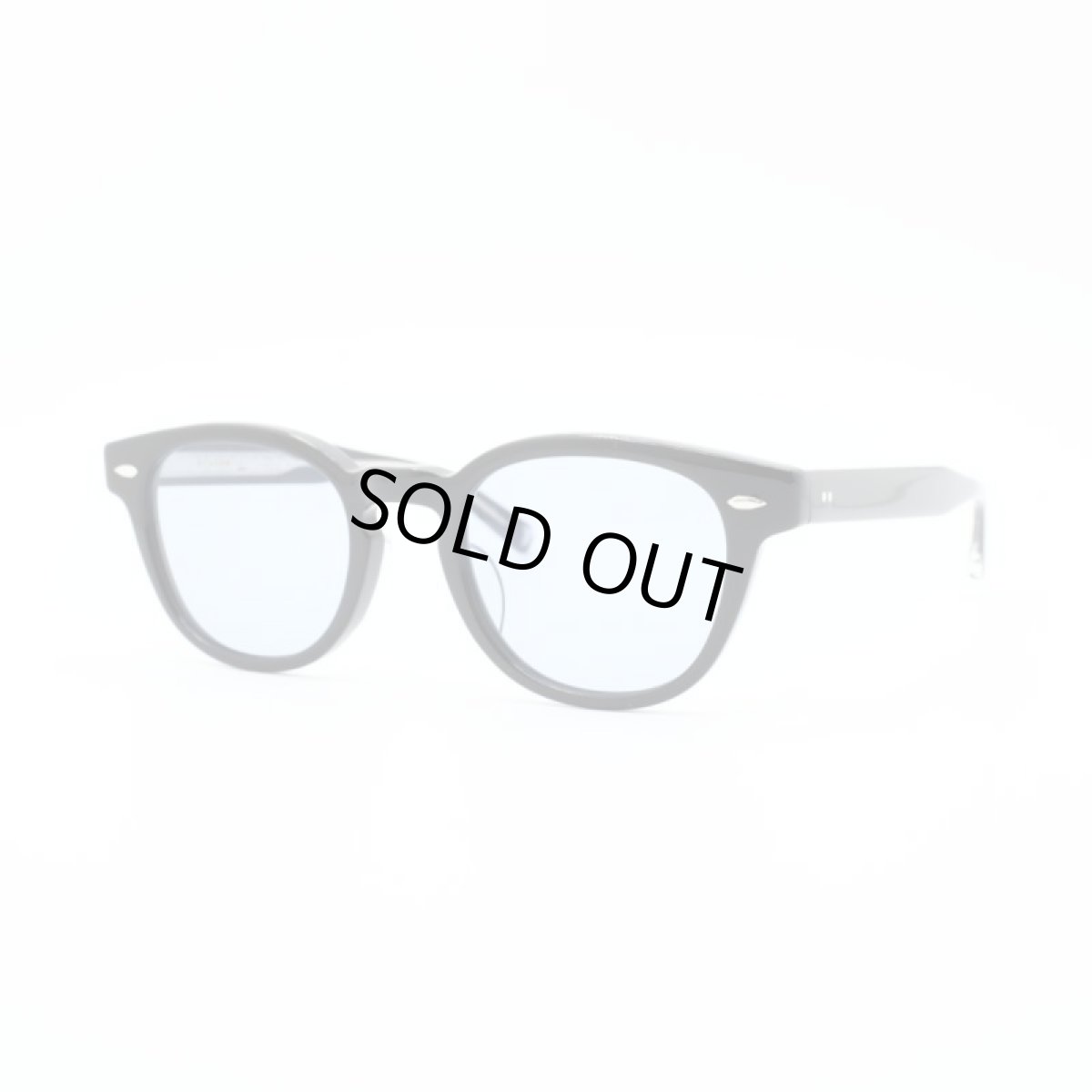 画像2: MY FAST STORY Hiroさん 着用モデル EYEVAN アイヴァン WEBB col-PBK lens-LT BLU 49サイズ (2)