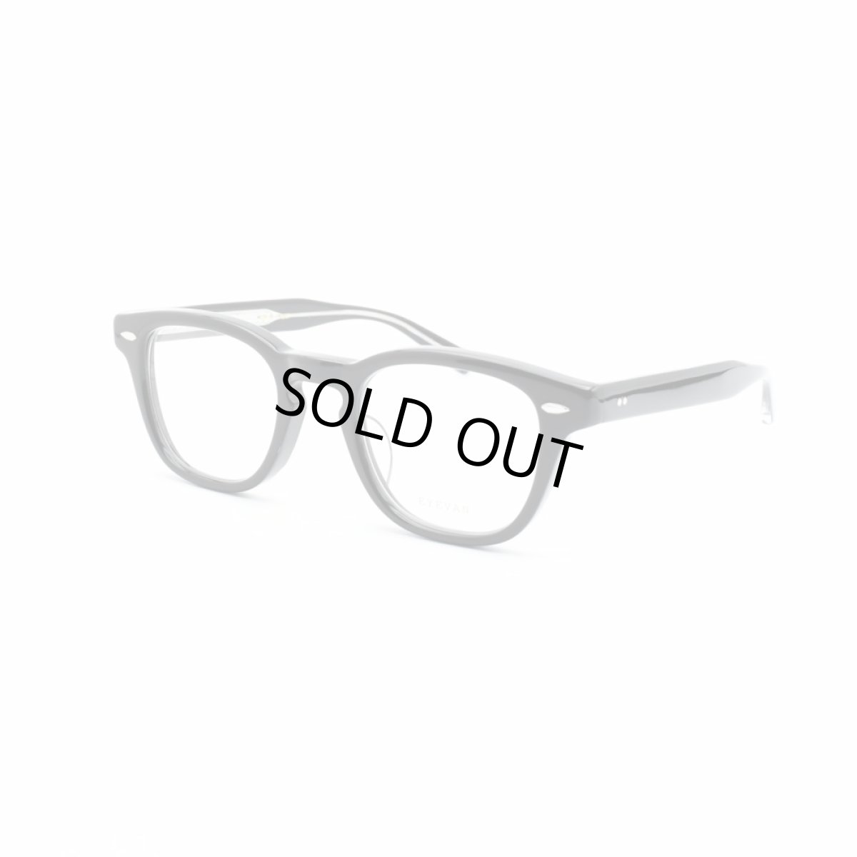 画像2: EYEVAN アイヴァン WEBB SQ col-PBK 47サイズ (2)