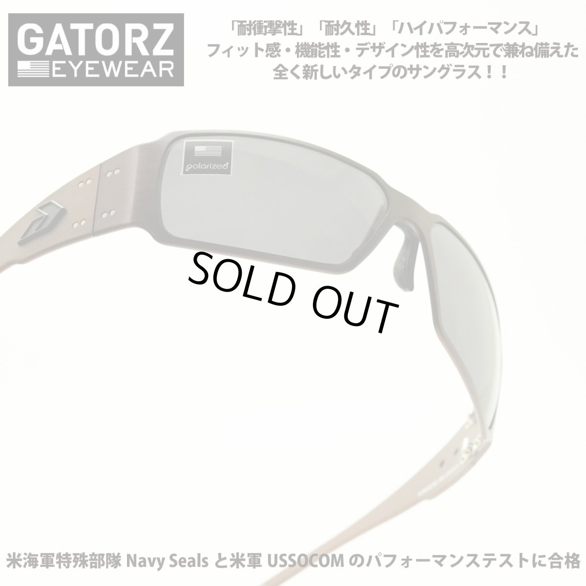 画像1: GATORZ ゲイターズ BOXSTER ボクスター （TACTICAL COPPER/SMOKE POLA） (1)