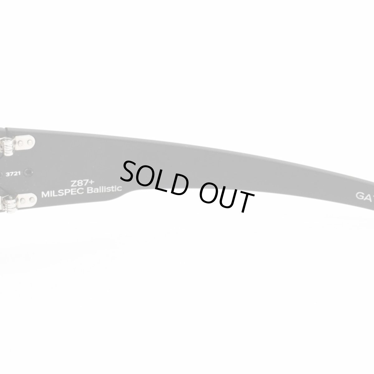 画像7: GATORZ ゲイターズ ANSIz87.1+ MILSPEC BALLISTIC SPECTER スペクター GZ-08-402（セラコート ブラック/クリア）アジアンフィット (7)