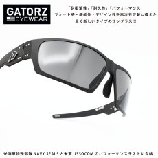 画像1: GATORZ ゲイターズ WARHAWK ウォーホーク GZ-15-031（ブラック シルバーロゴ/スモーク）  (1)