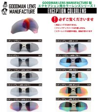 画像1: GOODMAN LENS MANUFACTURE-グッドマンレンズマニュファクチュア- RUDYPROJECT ルディープロジェクト EXCEPTION エクセプション カラーレンズシリーズ ＊ミラーレンズはご注文確定後金額を変更いたします！ (1)