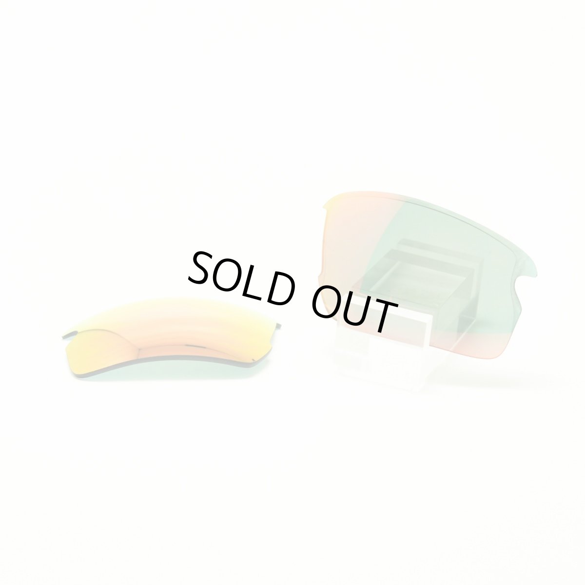 画像2: GOODMAN LENS MANUFACTURE グッドマンレンズマニュファクチャー OAKLEY FLAK2.0用交換レンズ グレー レッドミラー (FLAK2.0XLには取り付けできません) (2)