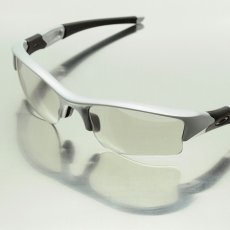 画像2: GOODMAN LENS MANUFACTURE グッドマンレンズマニュファクチャー OAKLEY FLAKJACKET オークリーフラックジャケット用交換レンズ 調光 クリア→グレー シルバミラーXLJシェイプ OAKLEY-FLAKJACKET-XLJ-FJ-P204X (2)