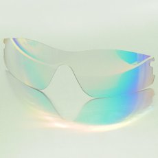 画像1: GOODMAN LENS MANUFACTURE グッドマンレンズマニュファクチャー OAKLEY RADAR オークリーレーダー 用交換レンズ 調光 クリア→グレー レッドミラーPITCH-Aシェイプ OAKLEY-RADAR-PITCH-A-RD-P206S (1)