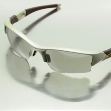 画像2: GOODMAN LENS MANUFACTURE グッドマンレンズマニュファクチャー OAKLEY FLAKJACKET オークリーフラックジャケット用交換レンズ 調光 ライトグレー→グレー シルバミラーXLJシェイプ OAKLEY-FLAKJACKET-XLJ-FJ-P205X (2)