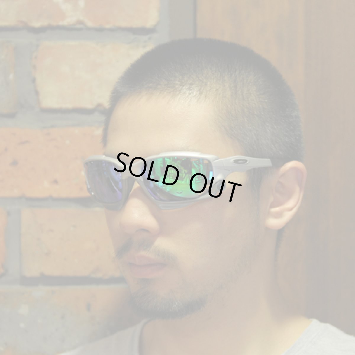 画像2: GOODMAN LENS MANUFACTURE グッドマンレンズマニュファクチャー OAKLEY JAWBONE オークリージョウボーン 用交換レンズ グレーベース/グリーンミラー OAKLEY-JAWBONE-JB-P104 (2)