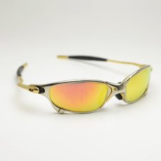 画像2: GOODMAN LENS MANUFACTURE グッドマンレンズマニュファクチャー OAKLEY JULIET ジュリエット 用交換レンズ グレーベース/オレンジミラー ポリカ OAKLEY-JULIET-JL-P107 (2)