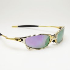 画像2: GOODMAN LENS MANUFACTURE グッドマンレンズマニュファクチャー OAKLEY JULIET ジュリエット 用交換レンズ グレーベース/パープルミラー ポリカ OAKLEY-JULIET-JL-P108 (2)