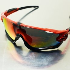 画像2: GOODMAN LENS MANUFACTURE グッドマンレンズマニュファクチャー OAKLEY JAWBREAKER オークリー ジョーブレーカー 用交換レンズ グレー/レッドミラー ベンチレーション *レンズのみ (2)