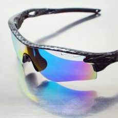 画像2: GOODMAN LENS MANUFACTURE グッドマンレンズマニュファクチャー OAKLEY RADAR LOCK オークリーレーダーロック 用交換レンズ ライトブルー/レッドミラーPATHシェイプ OAKLEY-RADARLOCK-PATH-RDL-P106S (2)