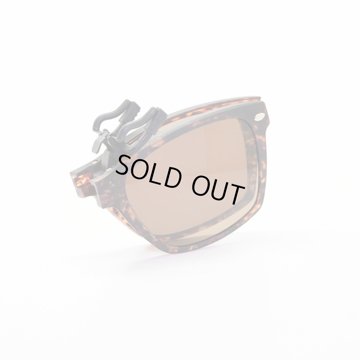 画像2: green glass グリーングラス 折りたたみクリップオンサングラス ブラウンデミマット/偏光ブラウン (2)