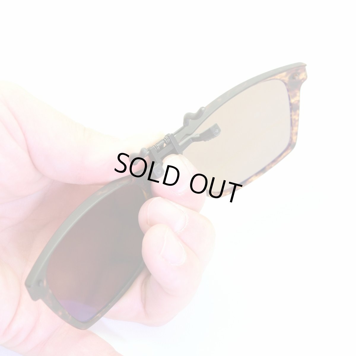 画像3: green glass グリーングラス 折りたたみクリップオンサングラス ブラウンデミマット/偏光ブラウン (3)