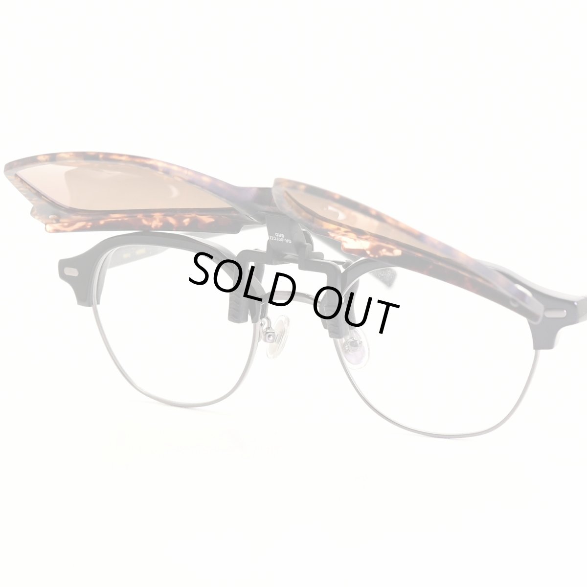 画像6: green glass グリーングラス 折りたたみクリップオンサングラス ブラウンデミマット/偏光ブラウン (6)