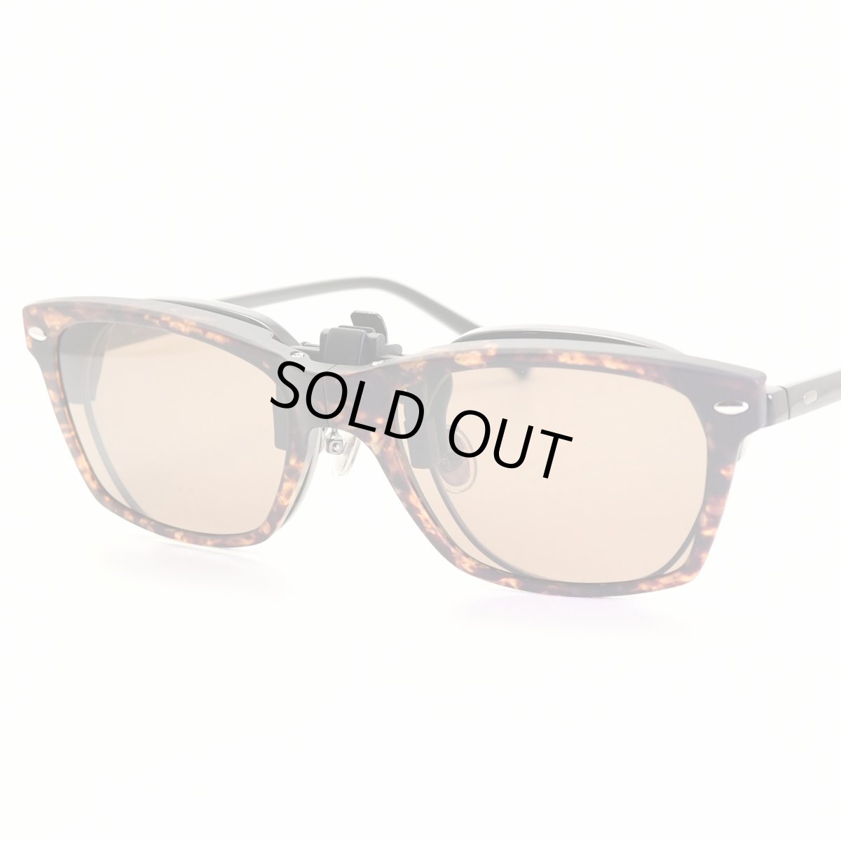 画像7: green glass グリーングラス 折りたたみクリップオンサングラス ブラウンデミマット/偏光ブラウン (7)